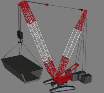 Simulation of a crane