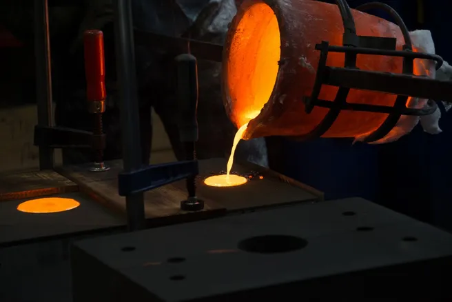 Die fertige, ca. 20 kg schwere Glocke (Bild: ml/utg)