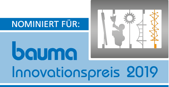 Signet Nommierung bauma Innovationspreis 2019