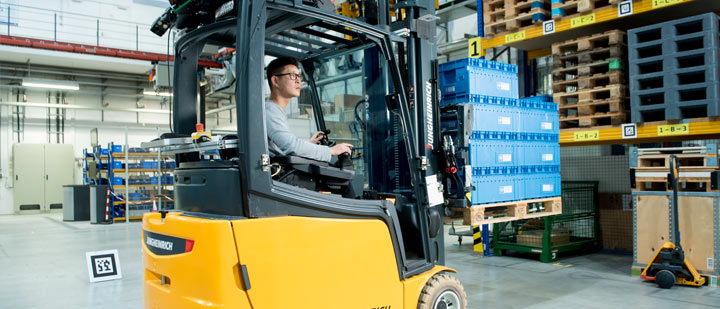 Driver of a Forklift
