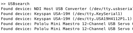USBsearch()
