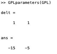 GPLparameters(x,y,z)