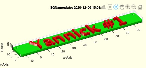 SGNameplate(txt,siz,D,wall)