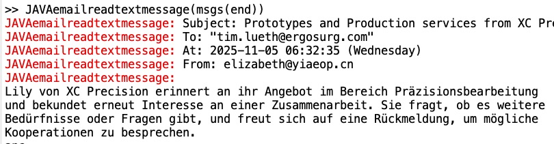 JAVAemailServerImap(account,FOI)